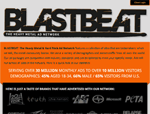 Tablet Screenshot of blastbeatnetwork.com